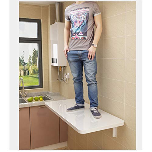 Table murale pliante pour bureau d'ordinateur et petits espaces - 7