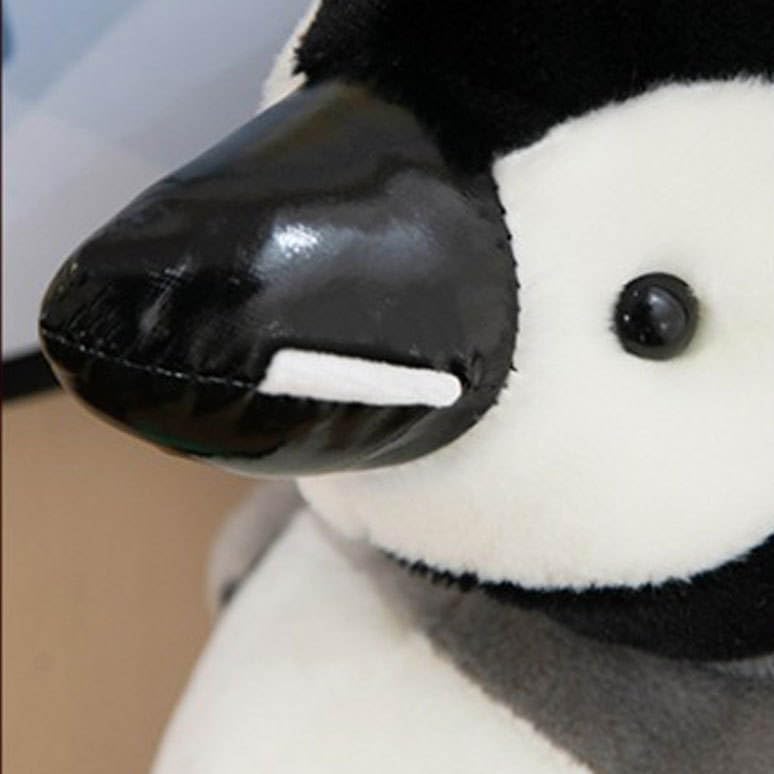 Image of Penguin Soft Toy - 20 cm | Cute Stuffed Penguin Teddy Bear for Kids | Soft & Huggable Animal Toy for Baby Boys & Girls | Birthday Gift