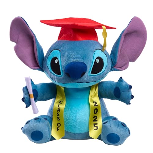 Justplaydisneystitchclassof2025graduation13inchlargeplushstitchstuffedanimalbluealienkidstoysforages2up Urban Country Home Decor Just play disney stitch class of 2025 graduation 13 inch large plush stitch stuffed animal blue alien kids toys for ages 2 up urban country home decor