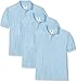 Produktbild Fruit of the Loom Jungen Schul-Oberteil Kids Polo 3 Pack, 3, Blue (Sky), 9-11 Jahre (3er Pack)