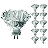 (Pack Of 10) 20MR11/FL - FTD-20 Watt - Flood- 12V - MR11 - GU4 2-Pin Base - Light Bulb With Lens - 20W MR11