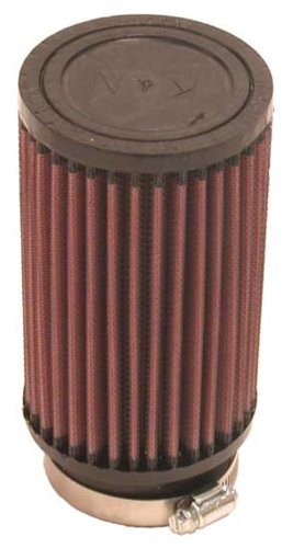 Image of K&N Universal Clamp-On Air Filter: High Performance, Premium, Washable, Replacement Engine Filter: Flange Diameter: 2.4375 In, Filter Height: 6 In, Flange Length: 1.125 In, Shape: Round, RU-3030