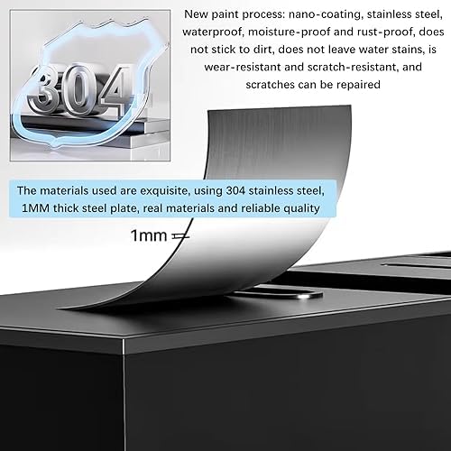 Waterproof Stainless Steel Shower Niches with Built-In Trash Can - 28x60x13.5CM Grey Alcove for Toilet Paper & Shampoo Storage, Stylish Bathroom Shelves