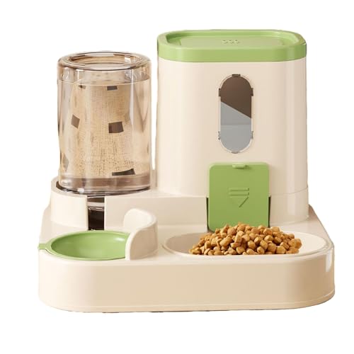 Auto Feeder Futterspender | Wasserspender für Haustiere | Katzenfutter und Wasserspender Set | Automatischer Futterspender und Tränke | Katze Auto Food Dispenser Bowl | Futterspender für
