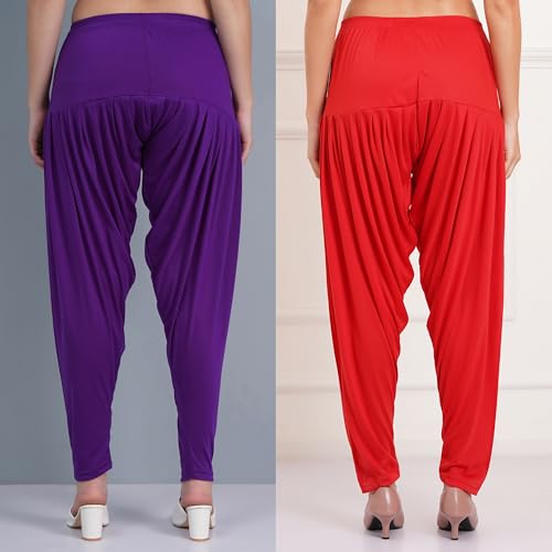 Image of Buy That Trendz Patiala Salwar for Women Relaxed Fit Viscose Patiyala Salwar Harem Bottom Pants
