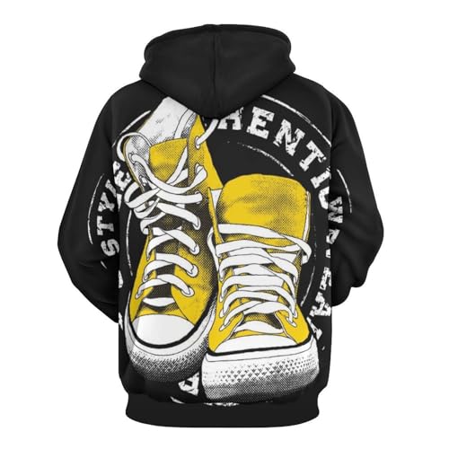 Hoody sweat jaune UMENG le pull à capuche confortable qui ne se déforme pas