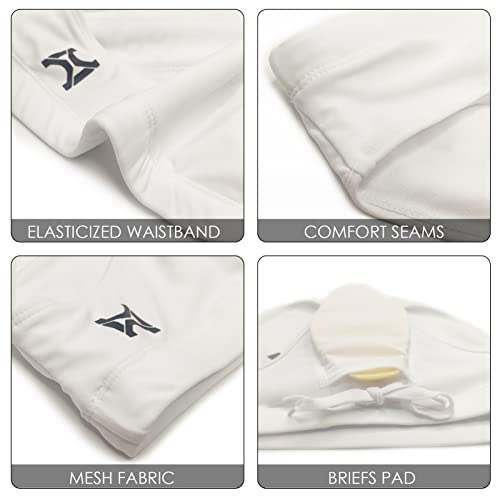 Panegy Mens Basic Classic Swim Briefs Padded Bikini Swimwear Triangle Swimsuit Bikini Bottoms Low Rise S-XXL4