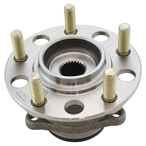 Image of TRQ Rear Left and Right Wheel Bearing and Hub Assembly Set 2 Piece Compatible with 2007-2013 Mitsubishi Outlander 5 Passenger Seating AWD 2012-2015 Lancer SE 2016-2017 Lancer AWD