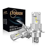 【新基準車検対応】LTONXEN H4 LEDヘッドライト 超コンパクトバルブ H4 Hi/Lo切替対応 明るさ 6500Kホワイト 取付簡単 12V車用対応 2個セット