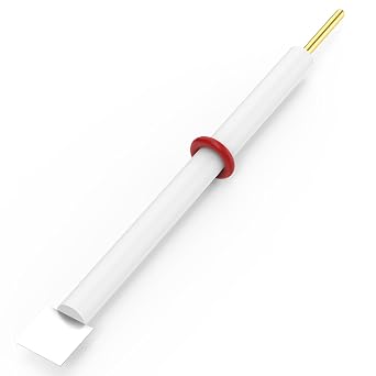 Labasics Silver Sheet Electrode, 10x10x0.1 mm Silver Sheet PTFE Body Electrode Laboratory Electrolytic Cell Electrode Compatible with Labasics Electrolytic Cell