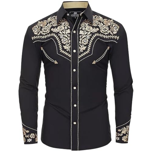 Chemise western homme brodée parfaite pour vos soirées country et sorties