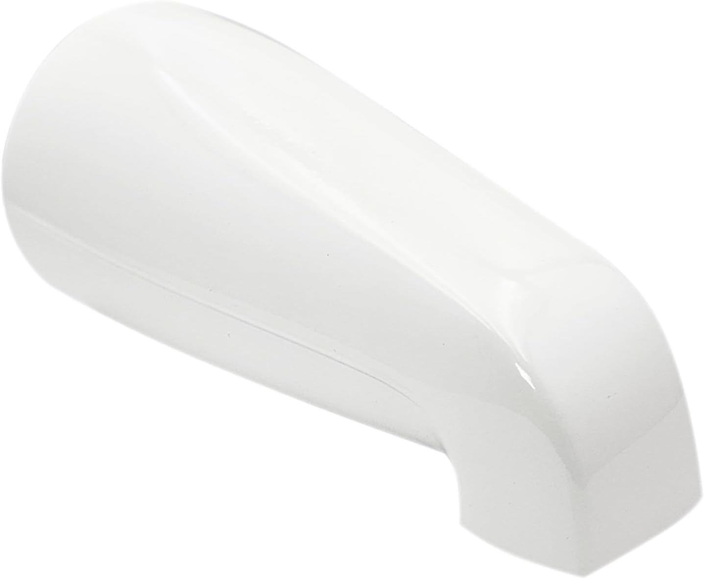 Westbrass E531-1F-2-50 5-1/4" Standard Front Connection Tub Spout, Powder Coat White (2-Pack)