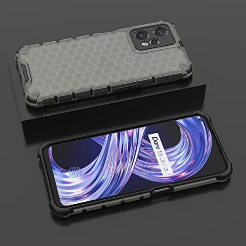 Image of Glasgow Back Case Cover Compatible with Realme 9 4G / Realme 9 Pro+ / 9 Pro Plus 5G (Stylish Design) - Black