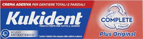Kukident Crema adhesiva para dentadura completa Original 35 g, 35 g