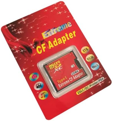 Sonilco TF Micro SD to CF Compact Flash Memory Card Reader Adapter Type I