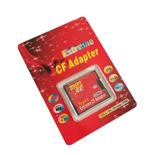 Sonilco Tf Micro Sd To Cf Compact Flash Memory Card Reader Adapter Type I #TOP22