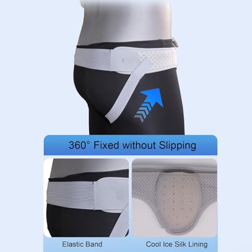 Faja Hernia Inguinal para Hombre, Ajustable, L miniatura 3