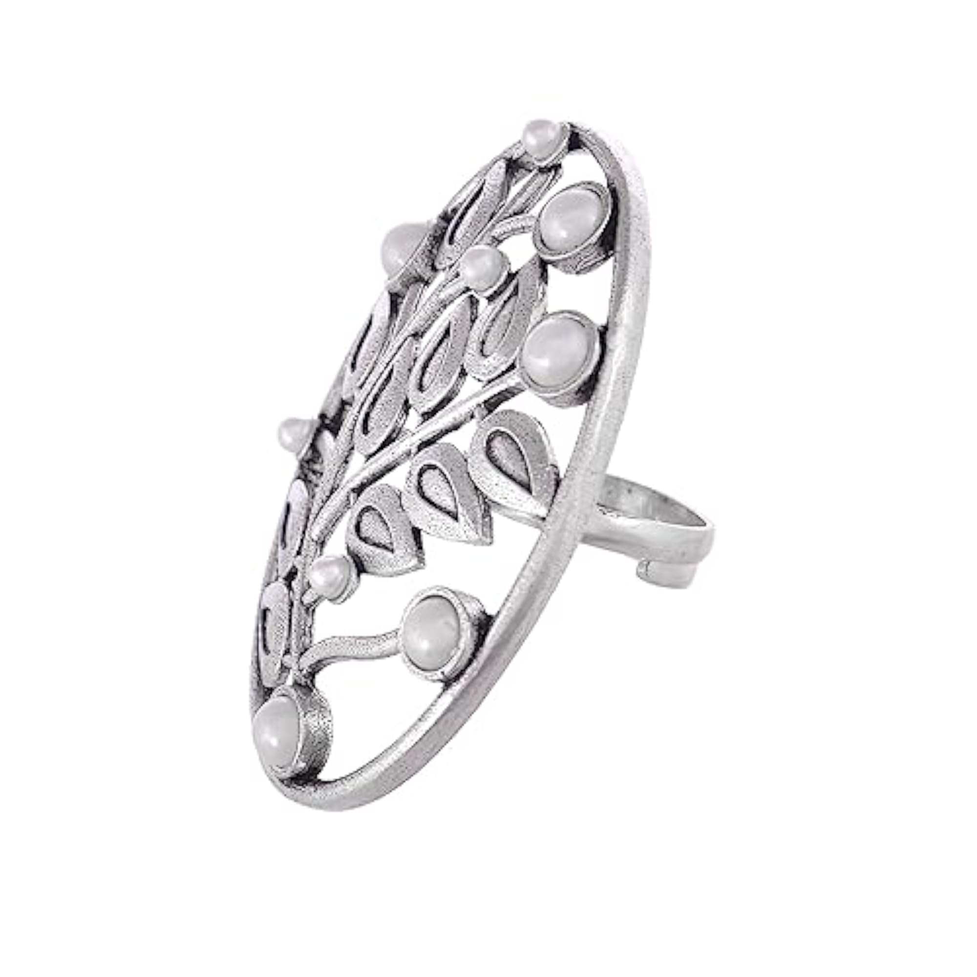 Fresh Fern Chloe Statement Ring