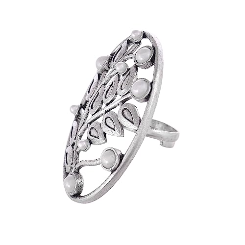 Fresh Fern Chloe Statement Ring