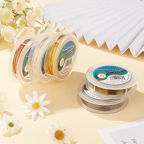 BENECREAT 20-Gauge Tarnish Resistant Silver Coil Wire, 10M/11Yard