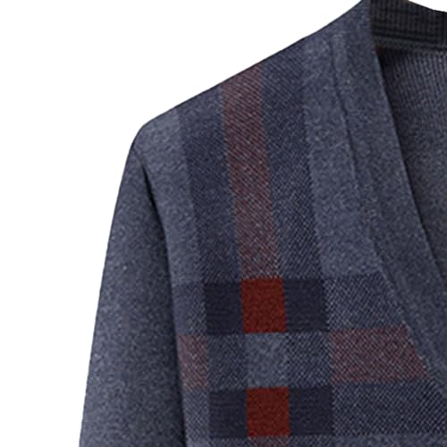 Men's Buttons V-Neck Slim Fit Sweater Wool Blend Long Sleeve Cardigan Classic Casual Fashion Sweaters3