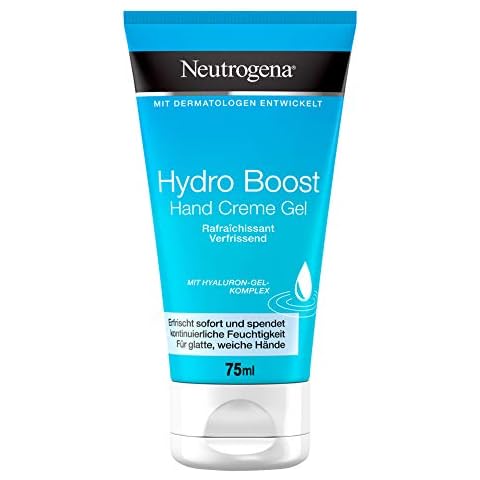 Neutrogena Hydro Boost Hand Creme Gel, erfrischendes & sofort einziehendes Handcreme Gel mit Hyaluronsäure Cover