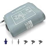 Replacement Extra Large Cuff for Omron BP Monitors 22-60CM Big Arm - Adjustable XL Blood Pressure Cuff, Includes 6 Universal Interface, Blood Pressure Monitors Large Cuff Compatible