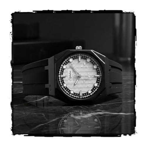 Image of styledose Minimalist dial Softest Adjustable Silicon Belt Quartz Analog Wrist Watch for Men