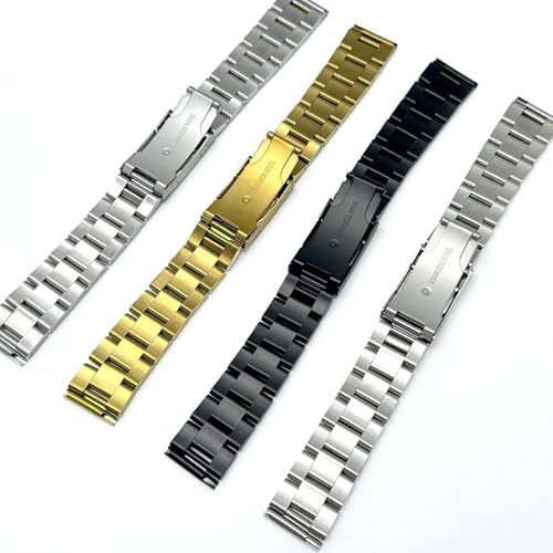 Bracelet montre acier inoxydable boucle pliante pour le bureau
