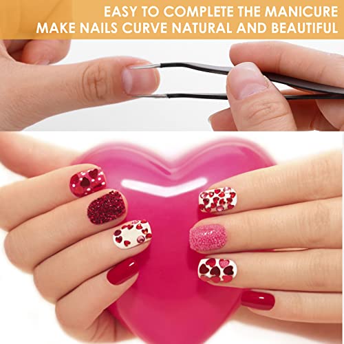 Prasacco 5 Stück Pinzetten Set, Perlen Pinzette Edelstahl Präzisionspinzette Set für Schmuckherstellung, DIY-Handwerk, Elektronische Reparaturen, Maniküre-Werkzeuge (5 Modelle)