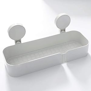 ZJHFFFG Bathroom Wall Organizer Shower Caddy Wall Adhesive with Towel Rack Toothbrush Shampoo Holder for Shower Storage