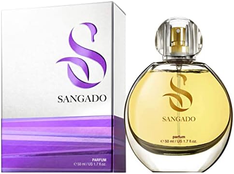 SANGADO Supreme Confidence Perfume for Women, 8-10 hours long-Lasting, Luxury smelling, Floral Woody Musk, Fine French Essences, Extra-Concentrated (Parfum), Feminine, 50ml Spray