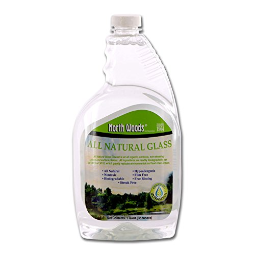 Ultra Green All Natural Glass & Multi-Surface Cleaner Spray, Streak Free, Child and Pet Safe 32 Oz. Bottle