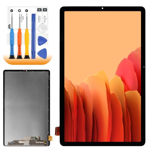 Pantalla LCD para Samsung Galaxy Tab S6 Lite SM-P610 SM-P615 de repuesto para Samsung Tab S6 Lite SM-P610 LCD Screen Digitalizador Placa de Cristal Completo Montaje con Pieza de Reparación, Negro 10,4