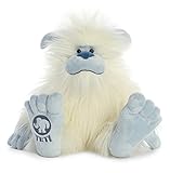 Aurora® Mysterious Fantasy Yeti Stuffed Animal - Mythical Companion - Imaginative Adventures - White 12 Inches
