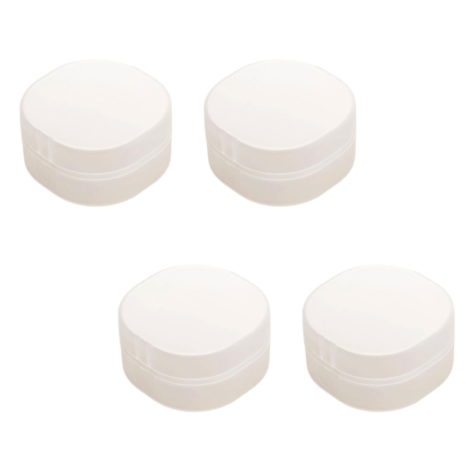 Buxuaaaa White Clear Square Cosmetic Storage Box, Travel-Friendly With Secure Lid For Bathroom & Vanity Box