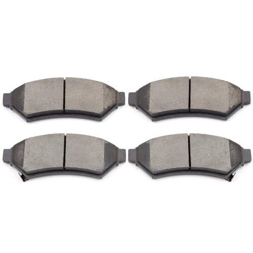 Image of CCIYU Front D1075 Disc Brake Pad Set Fit For Buick For Allure For LaCrosse 2005-2009,For Terraza 2005-2007,For Chevy For Uplander 2005-2009,For Mobility Ventures For MV-1 2014-2017, Brake Pads 4PCS