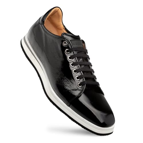 Mezlan – Handcrafted Embossed Leather Sneakers – Sophisticated Casual Style – Flexible Rubber Sole – Cartuja Sneaker Model2