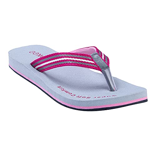 Image of Paragon Eeken EFBL2022 Women Slippers | Lightweight Flipflops for Indoor & Outdoor | Casual & Comfortable | Anti Skid sole | For Everyday Use