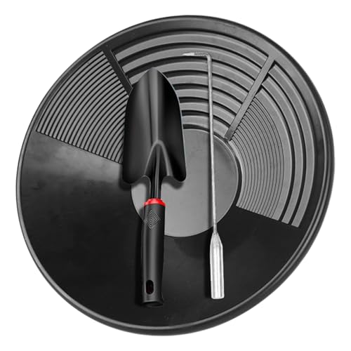 Buhygn Kit De Panning De Oro, Y Portátil, 35 Cm, Herramientas De Detección De Fósiles, Equipo De Búsqueda De Tesoros, Kit Completo De Panning, para Adultos, Fósiles, Joyas, Río, Playa, Arroyo, Explor