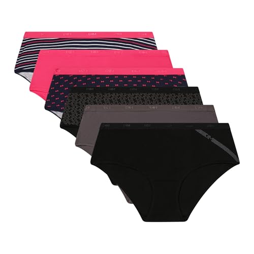 Dim Boxer Femme Les Pockets Coton Stretch Colorés x6
