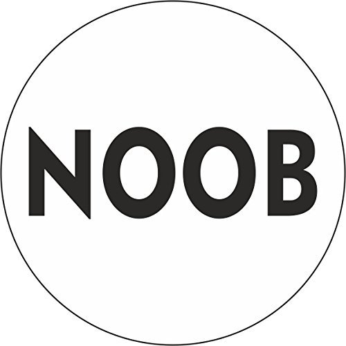 Preisvergleich Produktbild 1088 33 mm Acryl Schlüsselanhänger, rund, Noob hergestellt von Coole LTD