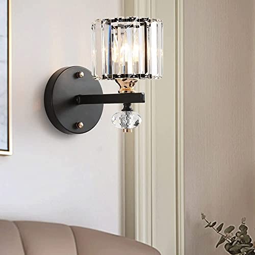 Chandelier E14 WQHPLMD de diseño en hierro negro y pantalla circular 4