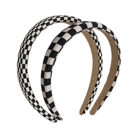 2 Pack Checkered Flag Headbands by JIHUOO Cover