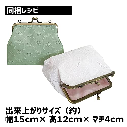 Amazon | がま口金 12cm 角型 アンティークゴールド カン付[ガマ口