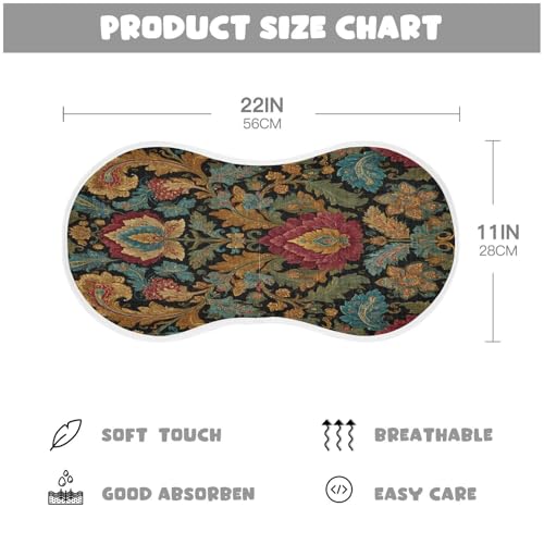 Kigai Vintage Flowers Baby Burp Cloths Extra Soft and Absorbent Burping Rags Cotton Burping Clothes Baby Washcloths for Newborn Boys Girls - 1 Pack4