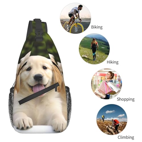 Bolso Cruzado Deportivo Negro para Adultos miniatura 6