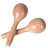 Maracas for Kids Babies, Wooden Maracas Shaker Musical Instrument