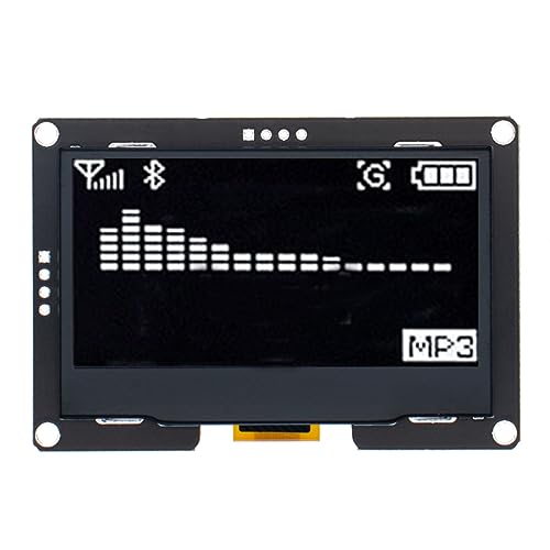 Image of HiLetgo 2.42 inch SSD1309 128x64 OLED Display Module 2.42 Inch OLED LCD Display Module IIC I2C 4 Pin or SPI 7 Pin Optional