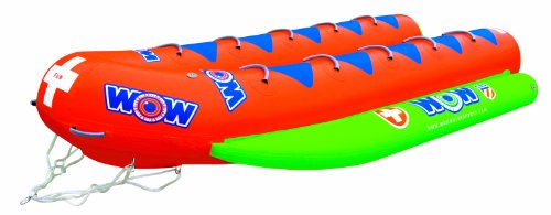 Wow World Of Watersports Resort Sports Closed Bow Banana Boat 10 Rider Inflatable Towable Boat For Boating, 12-8040 #TOP2